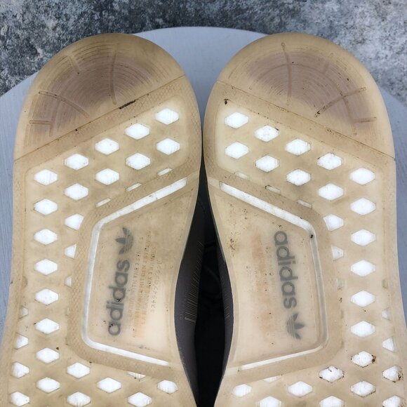 Adidas Men's Size 8 NMD R1 Spectoo Bliss Light Brown Grey Silver Sneakers GZ9266 - Picture 12 of 14